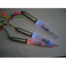 LED UV Light up Ballpoint Pen with Lanyard